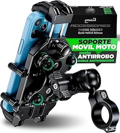 Accesorios recomendados para mejorar kits de soporte móvil en moto