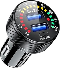 Comprende qué es un cargador para coche con voltímetro y sus beneficios