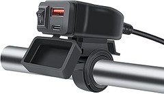 ¿Qué es un soporte para móvil para moto con carga USB?