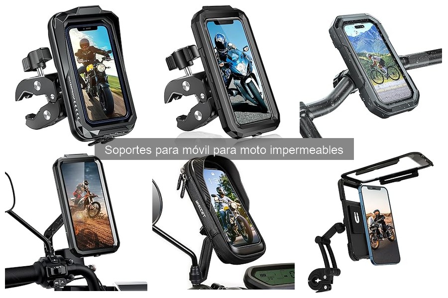 Accesorios útiles para complementar tu soporte de móvil en moto