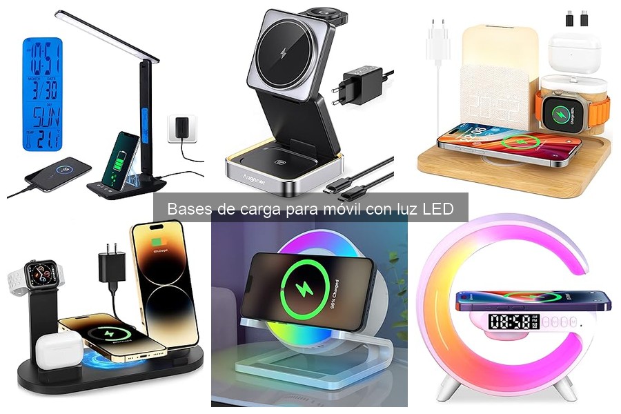 ¿Afectan las bases de carga con luz LED a la batería del móvil?