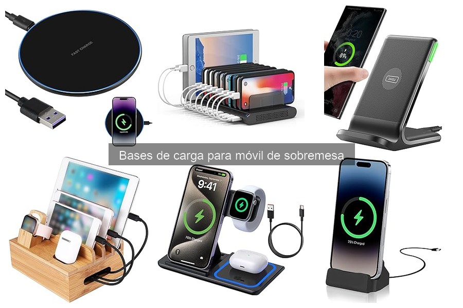 Alternativas a Bases de Carga de Sobremesa para Móviles
