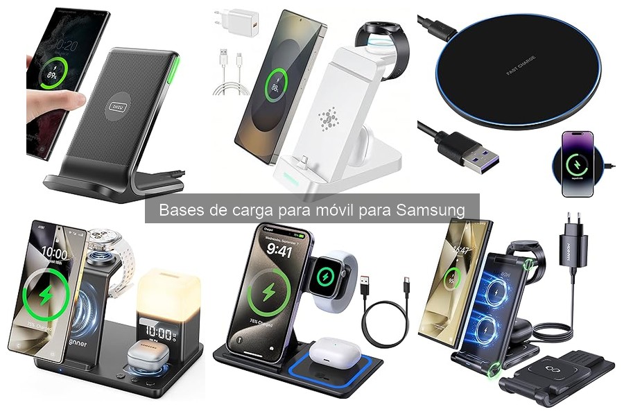 Alternativas a bases de carga para móviles Samsung