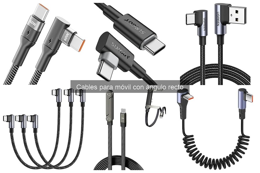 Alternativas a Cables para Móvil con Ángulo Recto