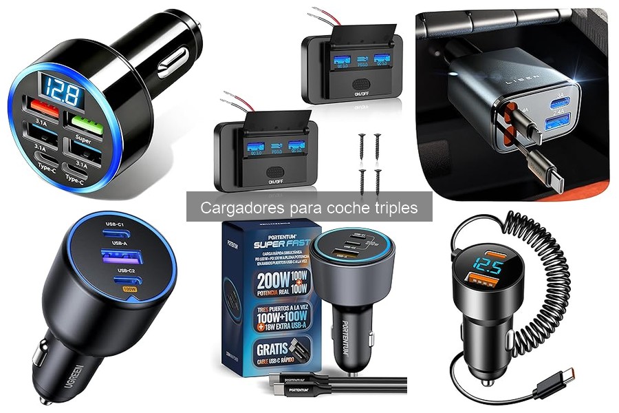 Alternativas a Cargadores de Coche Triples: Opciones Eficaces