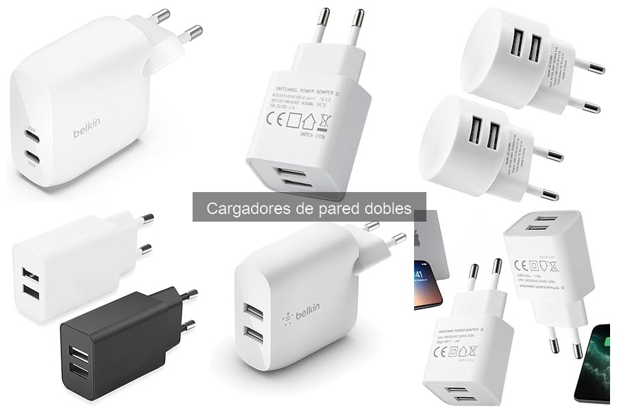 Alternativas a Cargadores de Pared Dobles para Carga Simultánea