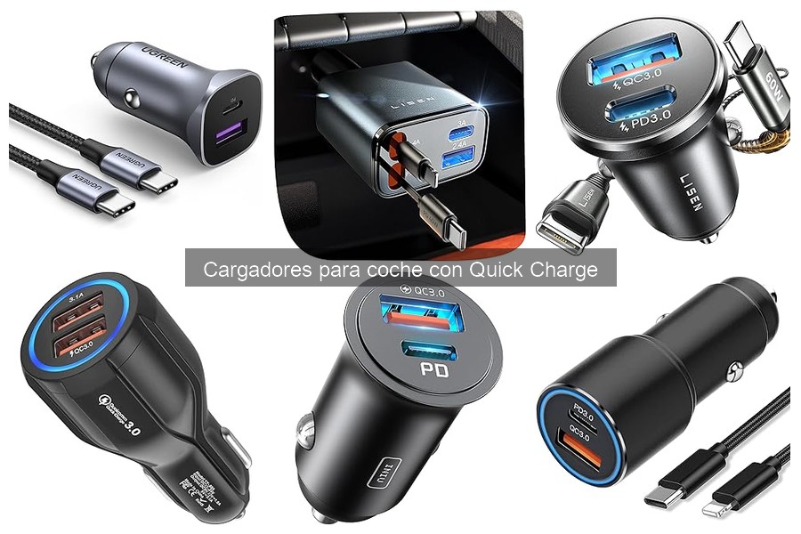 Alternativas a cargadores para coche con Quick Charge