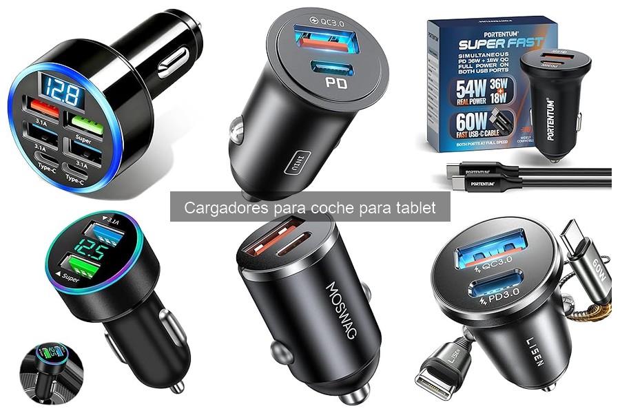 Alternativas a cargadores para coche de tablet: ¿cuáles son?