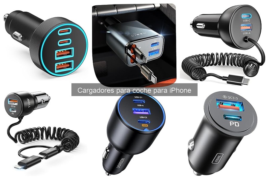Alternativas a Cargadores para Coche para iPhone
