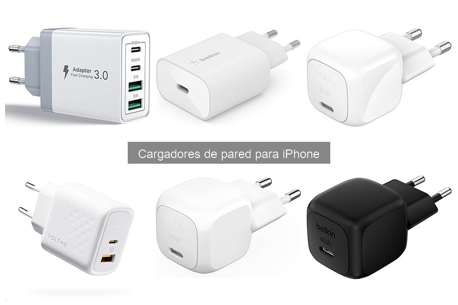 Alternativas a los cargadores de pared para iPhone