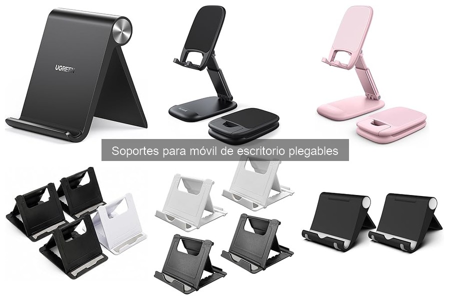 Alternativas a los soportes móviles plegables para escritorio