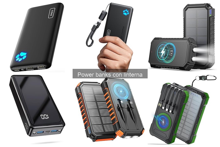 Alternativas a power banks con linterna: soluciones destacadas