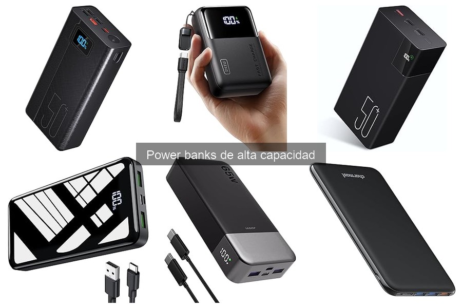 Alternativas a power banks de alta capacidad: carga en movimiento