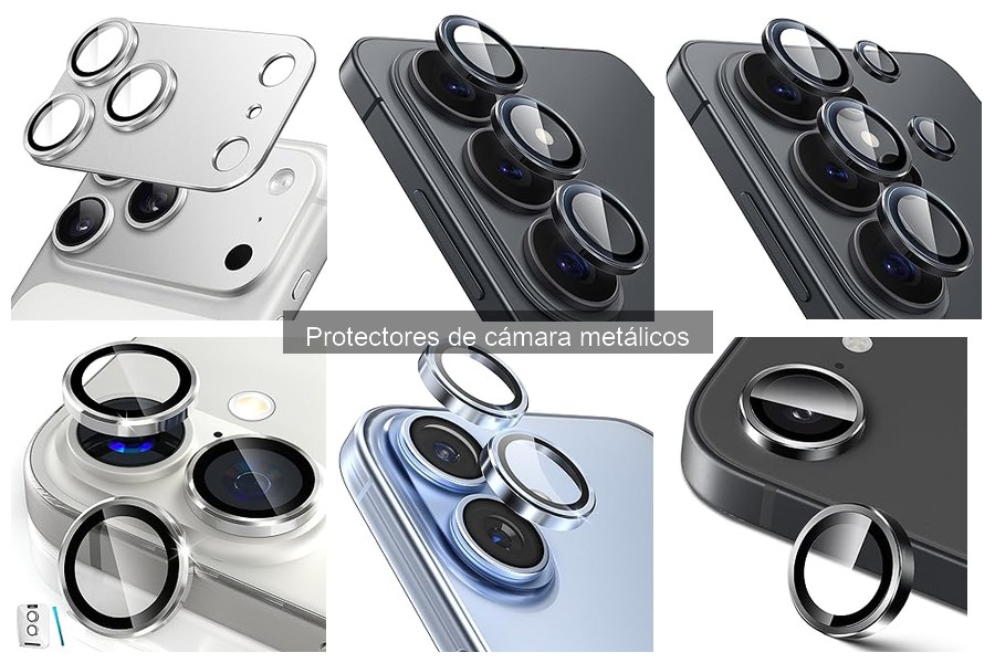Alternativas a Protectores de Cámara Metálicos para Móviles