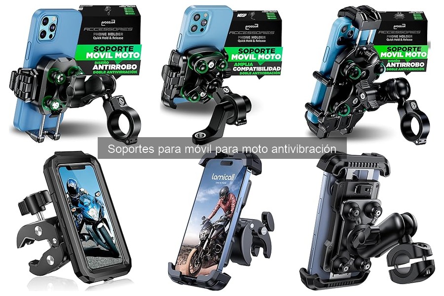Alternativas a Soportes Antivibración para Móvil en Moto