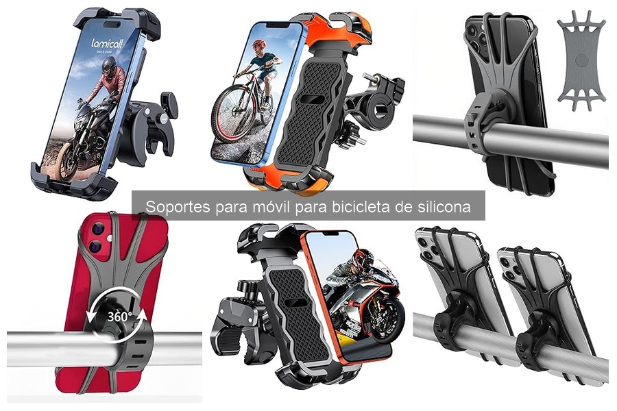 Alternativas a soportes de silicona para móvil en bicicleta