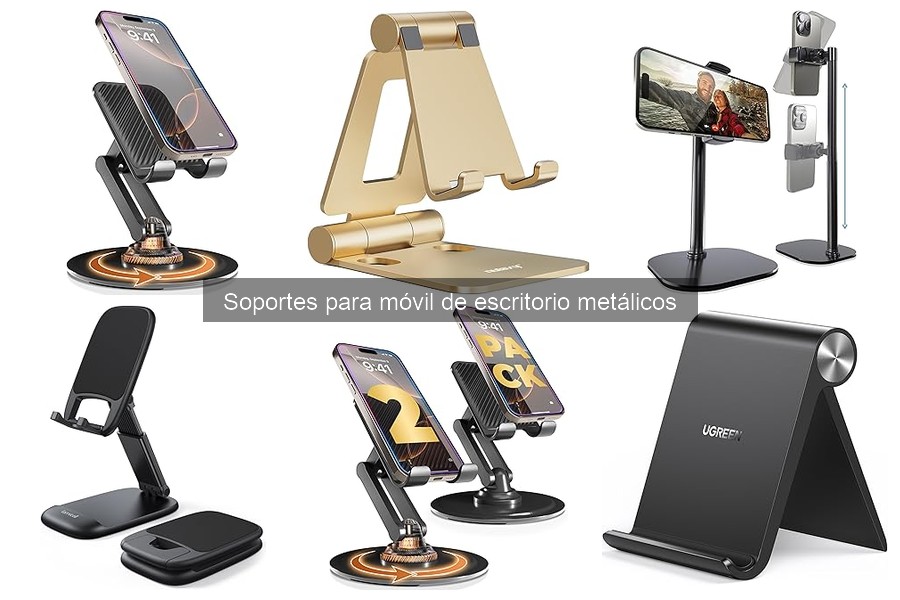 Alternativas a Soportes Metálicos para Móvil de Escritorio