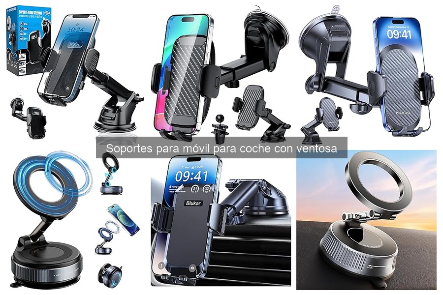 Alternativas a Soportes para Móvil con Ventosa en Coche