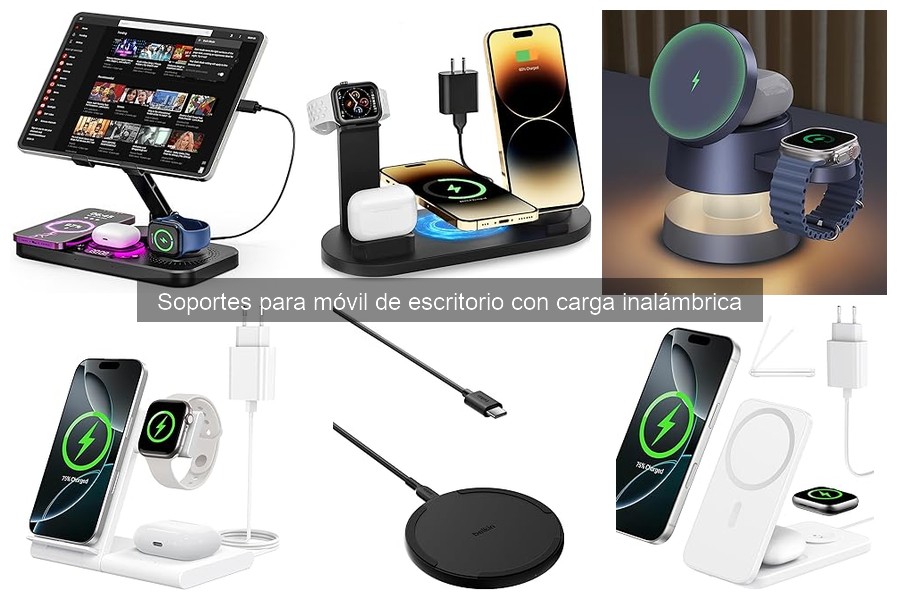 Alternativas a Soportes para Móvil de Escritorio con Carga