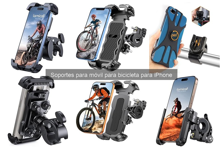 Alternativas a Soportes para Móvil en Bicicleta para iPhone
