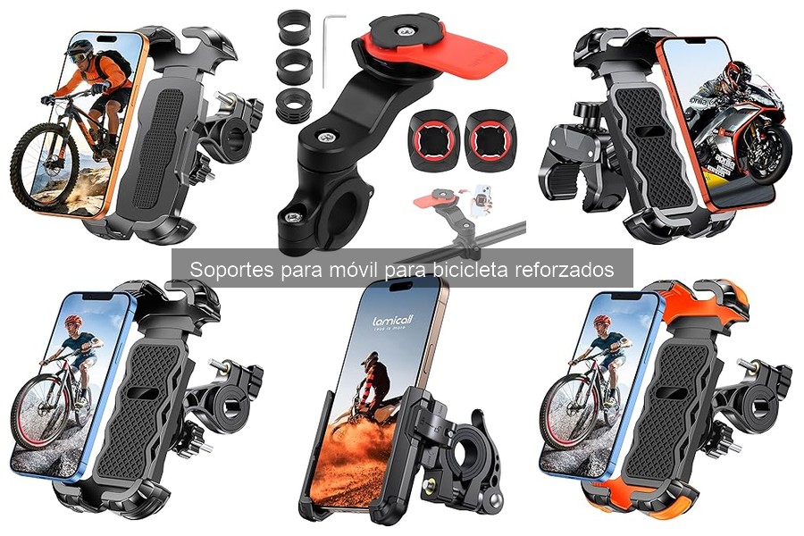 Alternativas a soportes reforzados para móvil en bicicleta