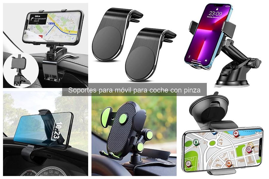 Alternativas al soporte de móvil con pinza para coche