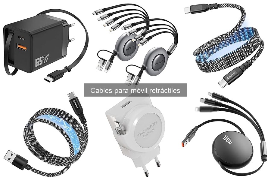 Alternativas efectivas a los cables retráctiles para móvil