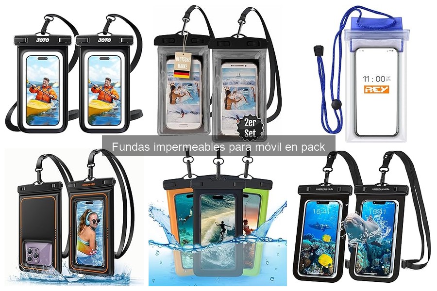 Beneficios de las fundas impermeables para móvil en pack