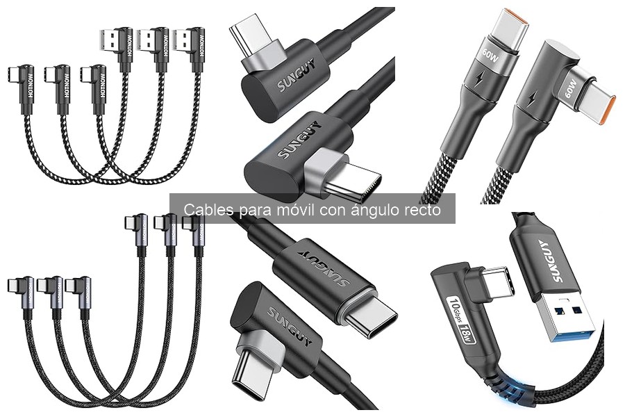 ** Cables con ángulo recto para jugar: comodidad y eficiencia