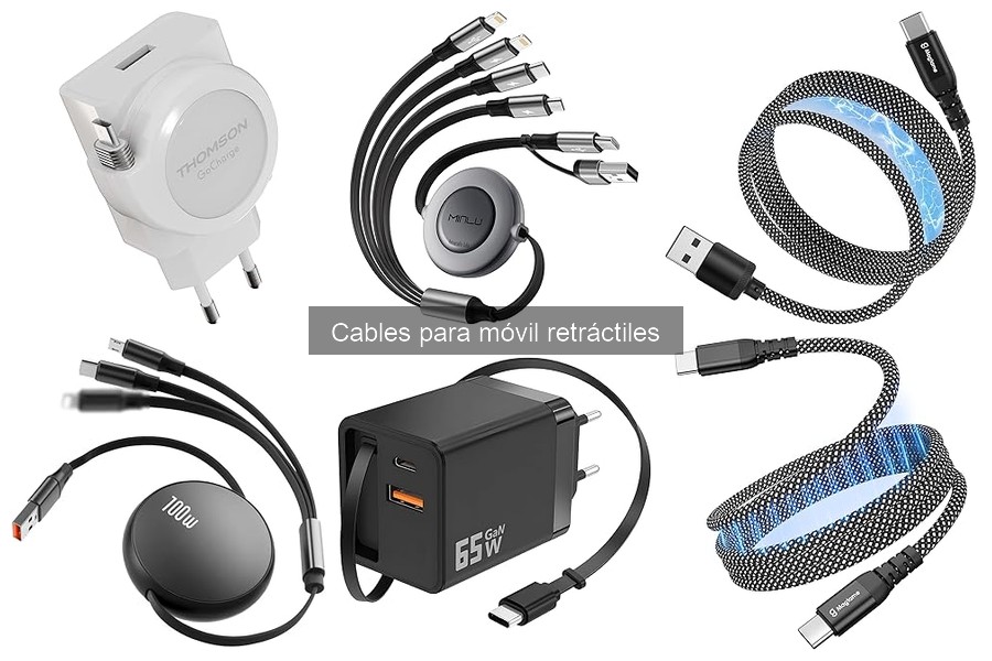 Cables retráctiles para móvil: especificaciones clave a conocer