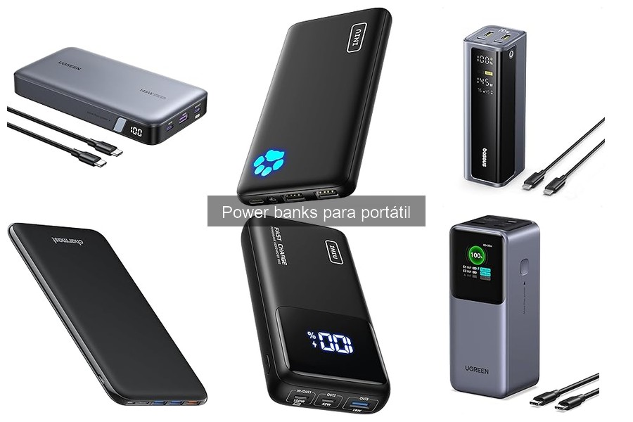 Capacidad de carga ideal en power banks para portátil