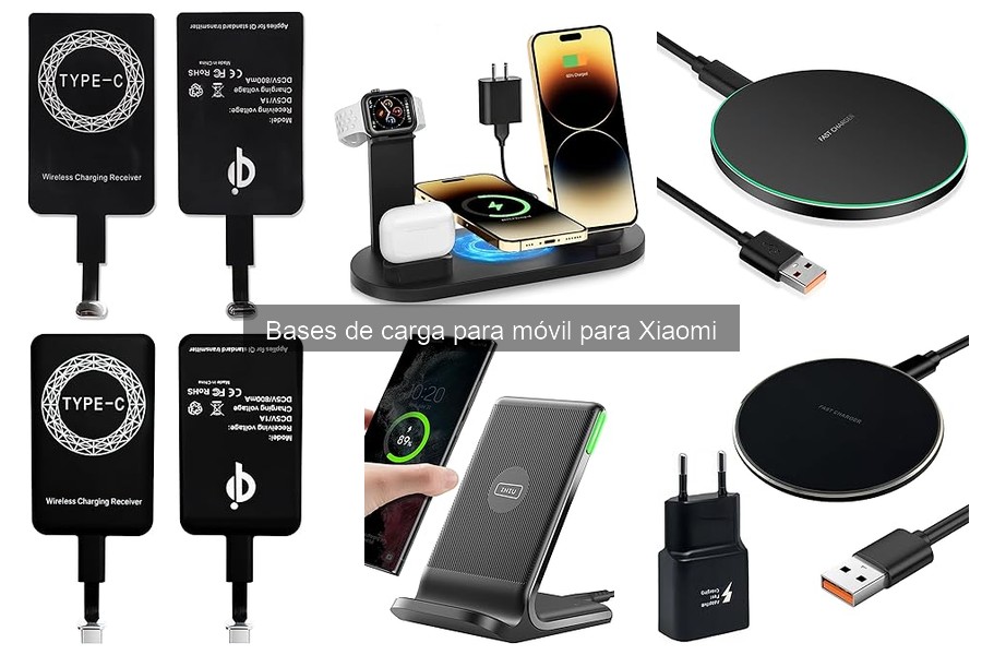 Características esenciales en bases de carga para móviles Xiaomi
