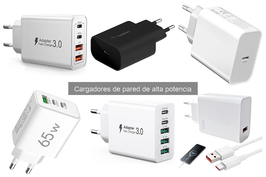 Cargadores de pared de alta potencia: ¿Son seguros?