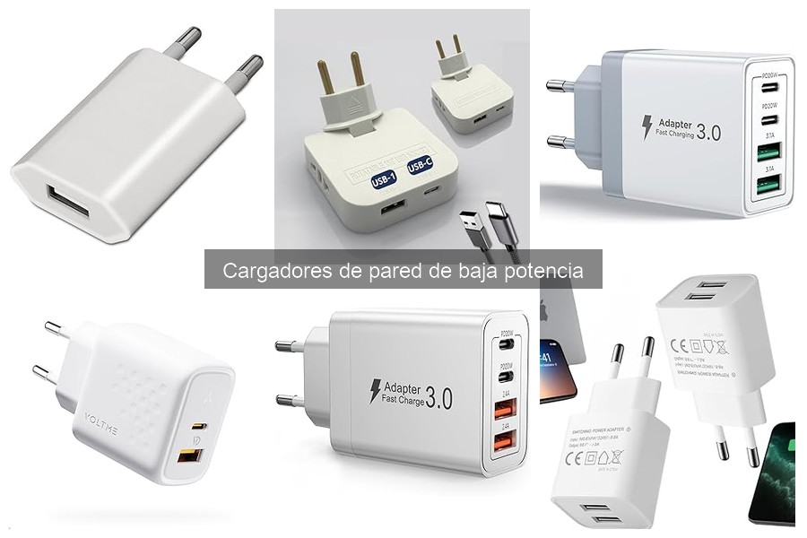 Cargadores de pared de baja vs alta potencia: ¿Cuál elegir?