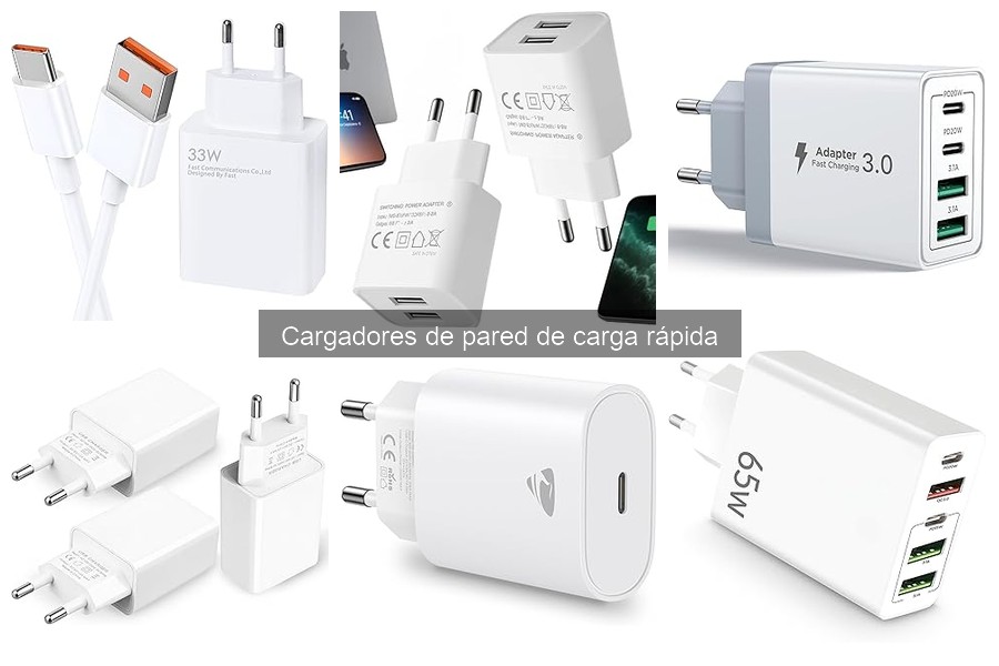 Cargadores de pared de carga rápida recomendados para Android