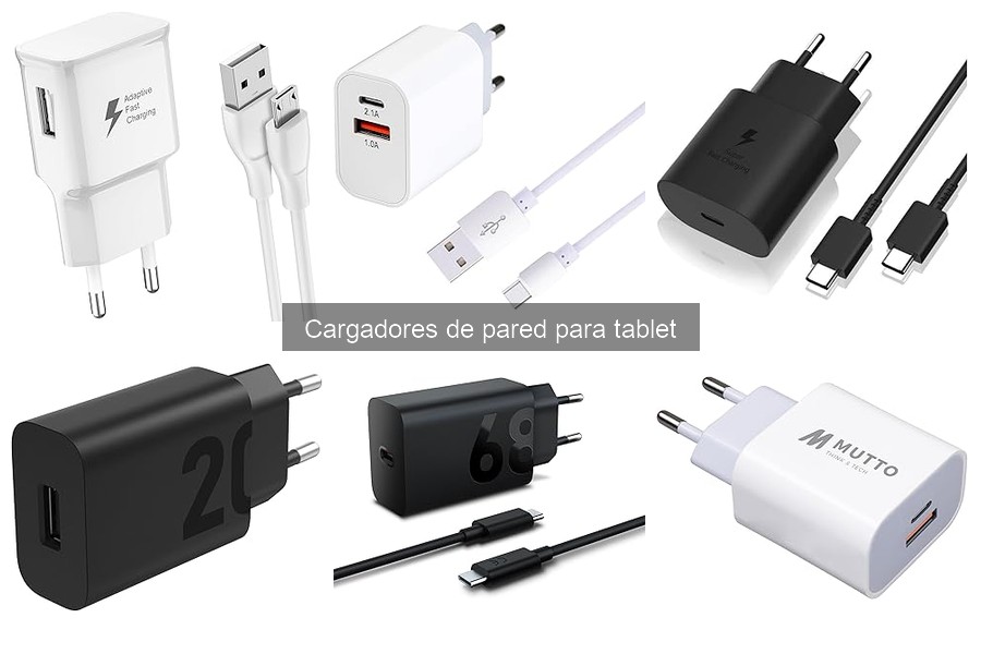 Cargadores de pared para tablet: precios y dónde comprar