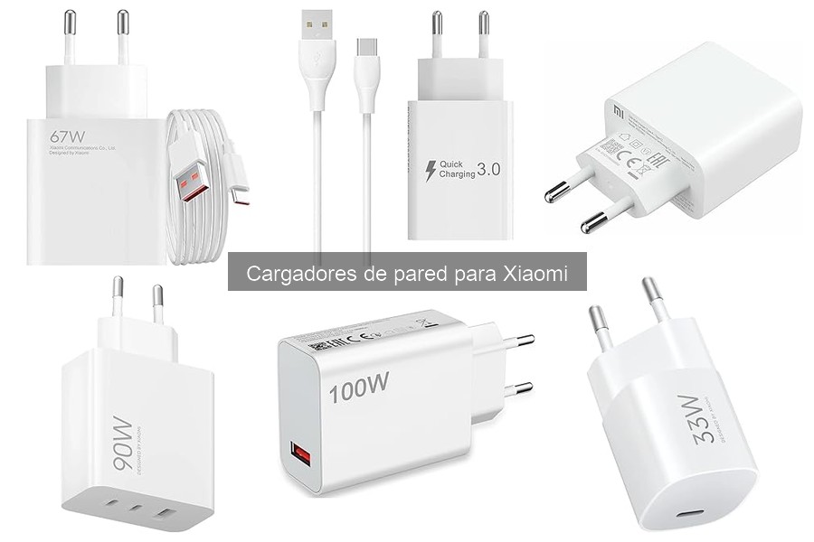 Cargadores de pared Xiaomi: ¡Potencia y rapidez aseguradas!