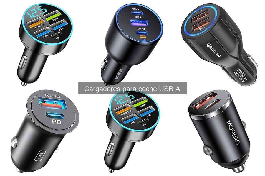 Cargadores para coche USB A: Compatibilidad con dispositivos