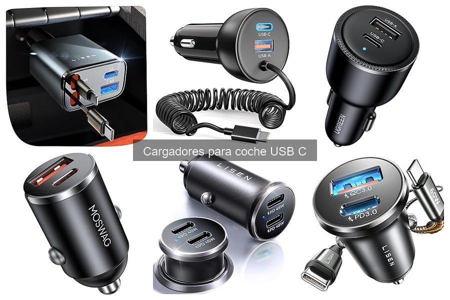Cargadores para coche USB C con múltiples puertos: ¿merece la pena?
