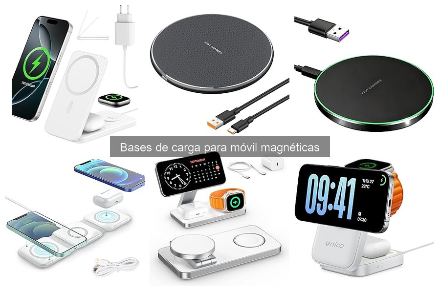 Casos de uso ideales para bases de carga magnéticas