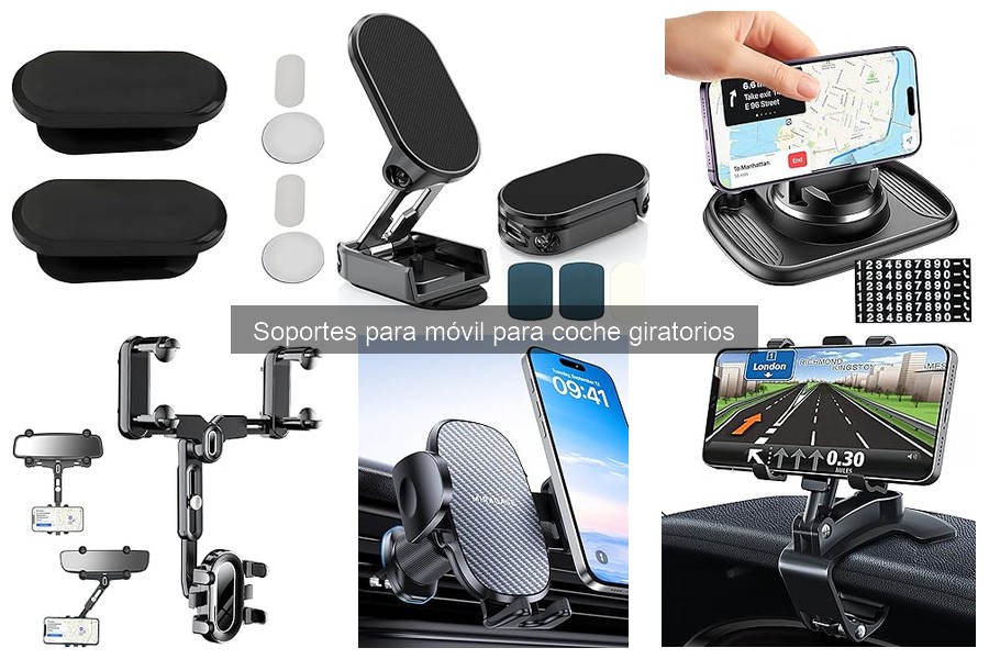 Cómo adaptar un soporte giratorio para móviles de diferentes tamaños