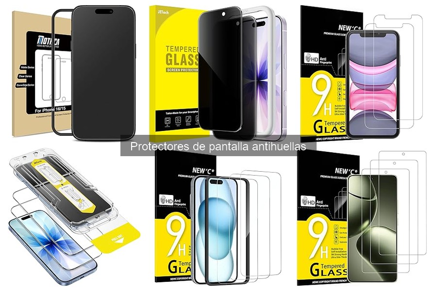 Cómo cuidar y mantener protectores de pantalla antihuellas