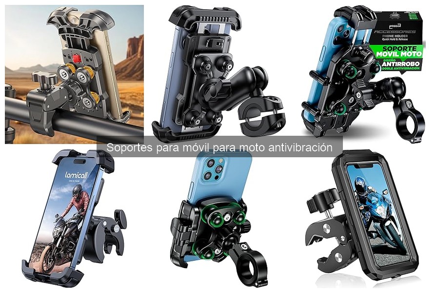 Cómo elegir el mejor soporte antivibración para móvil en moto