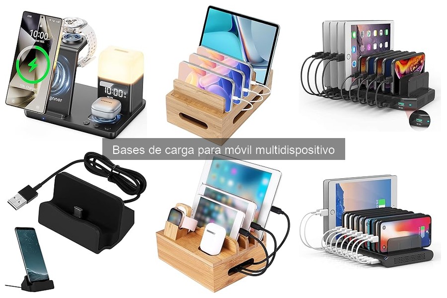 Cómo elegir la mejor base de carga multidispositivo para móviles