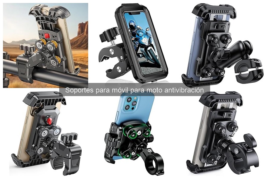Cómo instalar un soporte antivibración para móvil en moto