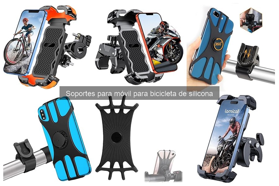 Cómo instalar un soporte de silicona para móvil en bicicleta