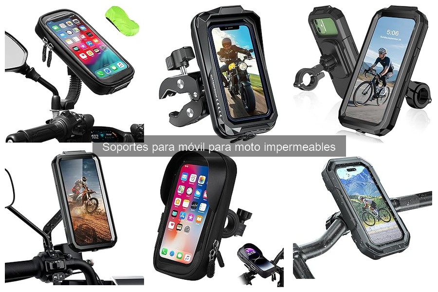 Cómo instalar un soporte impermeable para móvil en moto