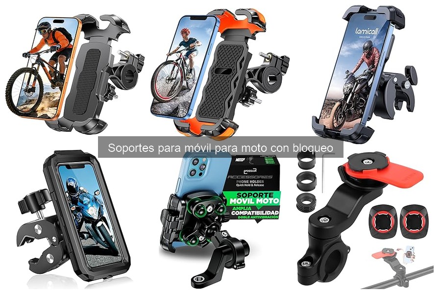 Cómo instalar un soporte para móvil en moto con bloqueo
