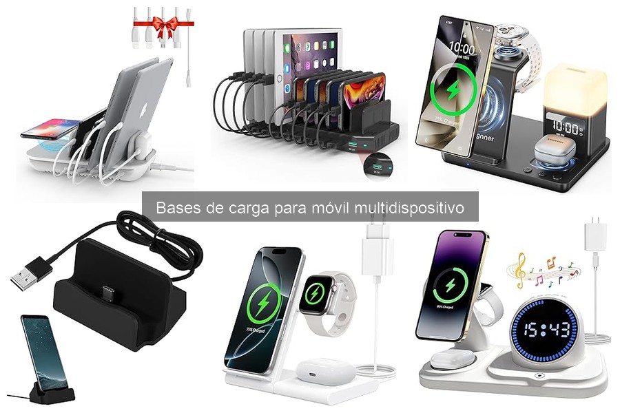 Cómo Instalar una Base de Carga para Móvil Multidispositivo