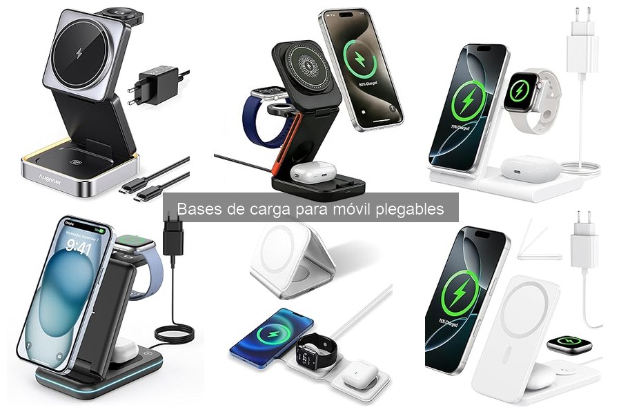 Cómo instalar y usar bases de carga plegables para móvil